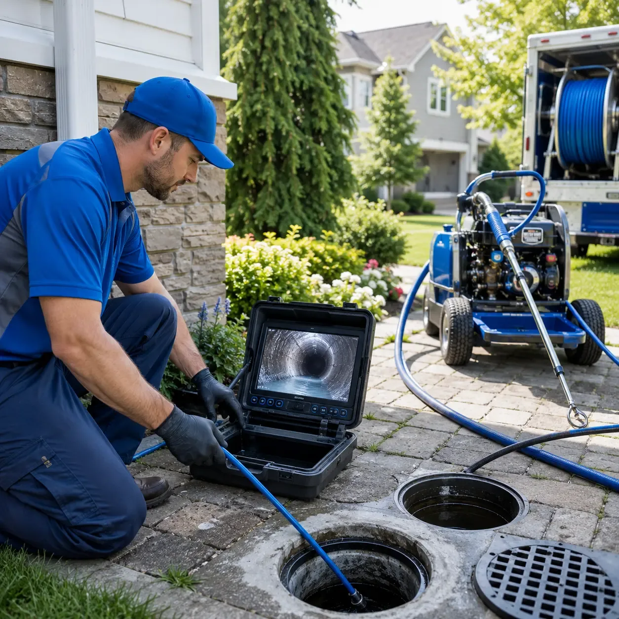 Outdoor drain cleaning professionals serving Belchertown, MA